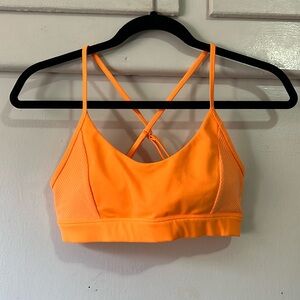 ALO Orange sports bra